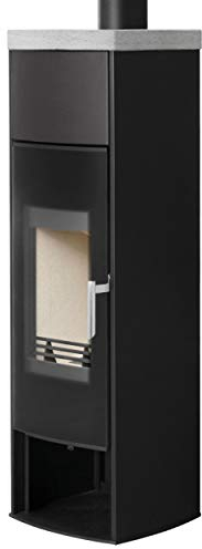 Schmitzker S55065 Aqua Wasserführender Kaminofen Topplatte Speckstein/A+