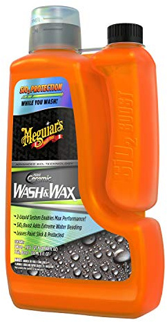 Meguiar's Hybrid Ceramic Wash & Wax - 48 Oz Wash with 8 Oz SiO2 Boost