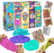 CRAZE Compound Mix Studio Knete Set mit Magic Slime, Cloud Slime, Fluffy Mellow, Magic Sand & Soft Slime - Modelliermasse Schleim Kinder & Kinderknete Kinder Spielzeug ab 3 Jahren 34248
