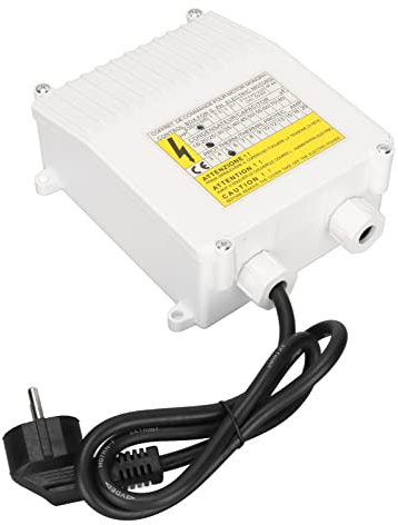 Eujgoov Pompe Submersible Contrôleur de Pompe Boîte de Commande Externe (1.1KW 40uf 12A EU Plug 220V)