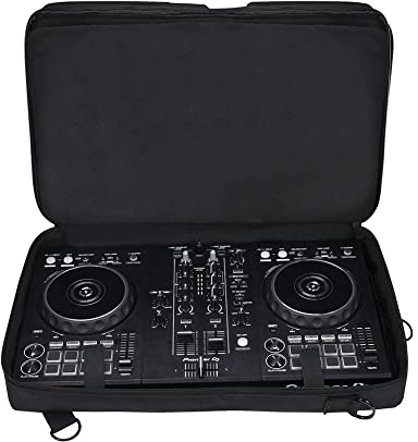 Janjunsi Funda de Almacenamiento para Controlador de DJ Compatible con Pioneer DDJ-400/DDJ-FLX4/DDJ-SB3/Roland DJ-202 - Bolsa de Transporte para Mezclador de DJ