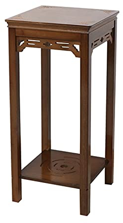 Holzvase für Aquarien, Bambuspflanzen, Ständer, Pflanzgefäß, Kaffee, Blumentopf, Ausstellungsregal, Kaffee für die Tischplatte zu Hause, Garten, Balkon, Ausstellungsständer (Größe S: )