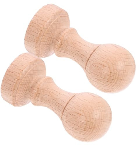 STOBOK Holzstempel Set - 2 Stück Kreative Diy Stempel Für Lehrer Ideal Zum Korrigieren Von Arbeiten Scrapbooking Und Tagebuchgestaltung