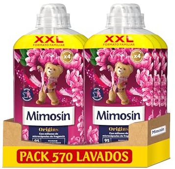 Mimosín Origins Suavizante Concentrado Lirio Cautivador, 6 x 95 lavados