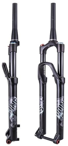 KLYso 120mm Travel Bicycle Front Fork 29 In 1-1/2 MTB Suspension Air Fork Tapered Tube 15 * 100mm Thru Axle Mountain Bike Forks Crown Lockout