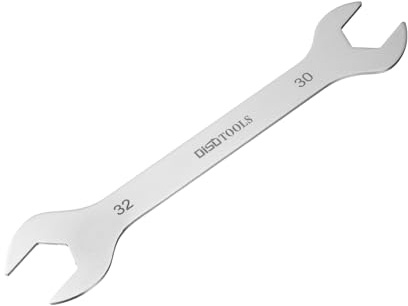 QUARKZMAN tunn ringnyckel 30 mm x 32 mm metrisk sandblästring belagd 3cr13 rostfritt stål, dubbelsidig smal skiftnyckel för hushållsreparationer och allmänna reparationer