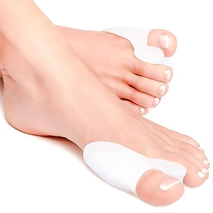 Express Orthopaedic PediGel | 2 Units | Gel Toe Separators |Medical Grade Gel | Podiatrist Approved | Bunion Corrector & Toe Separator – Soft Gel Bunion Protector for Hallux Valgus & Overlapping Toes