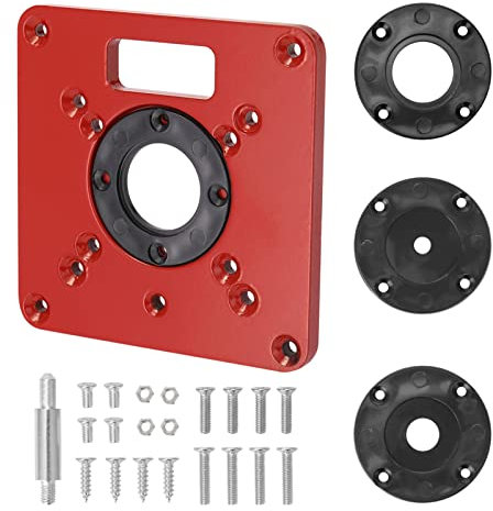 Plaque d'insertion multifonctionnelle pour table de défonceuse, bancs de travail du bois en aluminium, modèles de défonceuse, machine à graver