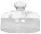 predolo Copertura per Alzata per Torta, Cupola in Vetro per Torta, Coperchio Decorativo per Torta, Campana per Esposizione di Dolci per Alzata per Torta, 17.5x26cm