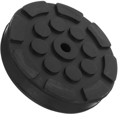 ROMISBABA Almohadilla de Goma para Gato Hidráulico Octogonal Soporte Antideslizante para Elevadores de Coches Almohadilla Estabilizadora para Gatos de Caravanas y Remolques 1 Pieza
