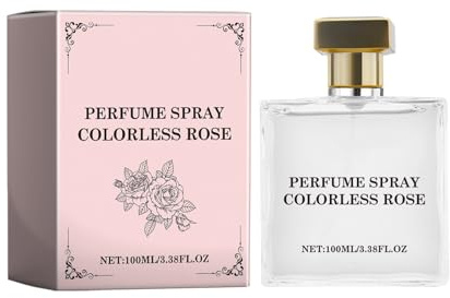 Profumo alla Rosa per Pelli Sensibili - Fragranza Romantica Incolore, 100 ml, Ingredienti Naturali | Fascino Romantico di Lunga Durata per Coppie e Vita Quotidiana