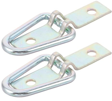 POPETPOP Ganci di Ancoraggio per Carichi Pesanti 2 Pezzi, Ancoraggi per Rimorchi Camper e Camion, Montaggio in Superficie Resistente alle Intemperie per Suv, Pickup e Veicoli da Lavoro