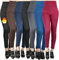 Moon Wood 7 Pack High Waisted Leggings for Women Stretchy Soft Fleece Lined Leggings Tummy Control Warm Thermal Leggins for Workout Gym Sport