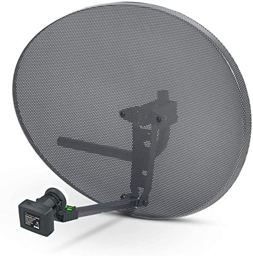 SSL Satellites Satellite Dish for Sky/Sky Q HD/FreeSat/Hotbird/HD/SD (ZONE 2 WITH WIDEBAND LNB)