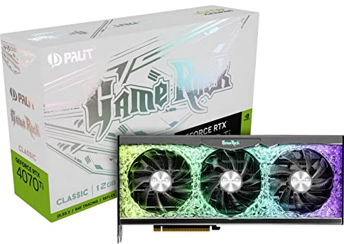 Palit GeForce RTX™ 4070 Ti GameRock Classic NVIDIA GeForce RTX 4070 Ti 12 GB GDDR6X