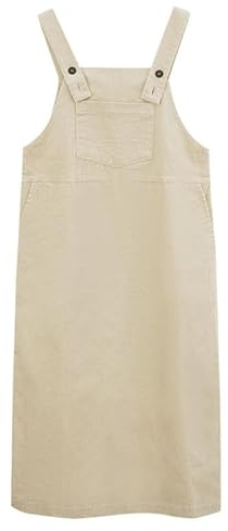 VIVICOLOR Robe Longue en Velours côtelé pour Femme - Jupe Pull - Salopette en Velours côtelé