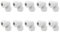 LavaPlumb Push Fit Plumbing Fittings 15mm 22mm White Pushfit Elbow Tee Coupler for Barrier & Copper Pipe WRAS Approved