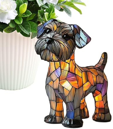 Lámpara Perro - Lámpara Infantil De Resina Retro En Forma De Perro - Decoración de Iluminación para Dormitorio, Habitación Infantil, Habitación de Adolescentes, Apartamento, Guardería, Aula y