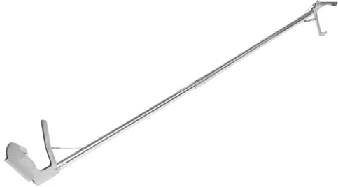Abaodam Pinza Pieghevole per Serpenti in Acciaio Inox 1,2 M Blocco di Sicurezza, Morsetto Antiscivolo Leggero per Cattura Rettili e Animali da Giardino, Strumento Pratico per Appassionati