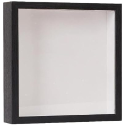 FLCPJGV Marco de Recuerdos Sombra Caja Expositora Recuerdos Viaje Porta Boletos de Madera con Ranura Superior para Conservación de Adecuado para, 20cmx20cmx4.5cm