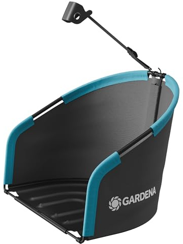 Gardena Grass Catcher Cylinder Lawnmowers: Can be Used as a Shovel, Space-Saving Storage, 49-Litre Capacity, Compatible Design, Easy to Empty (11770-20)