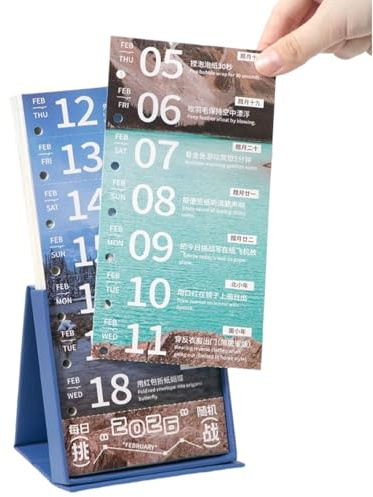Calendario a Strappo 2026 Planner a Tema