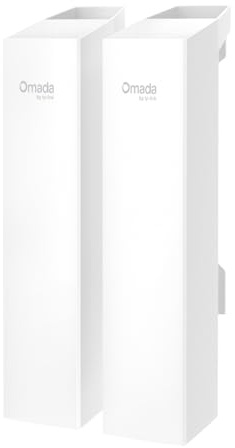 TP-Link Omada EAP215-Bridge Kit, 5 GHz 867 Mbps Puente inalámbrico Punto a Punto, Punto de Acceso de Largo Alcance Interior/Exterior, 3 Millas, Malla, MU-MIMO, SDN Integrado, Acceso a la Nube y