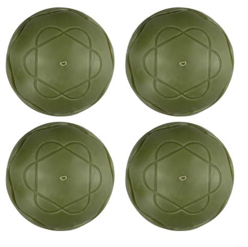 4 pies de silla para almohadillas antihundimiento para sillas de exterior, diseño antideslizante, se adapta a varios tamaños de patas (verde)