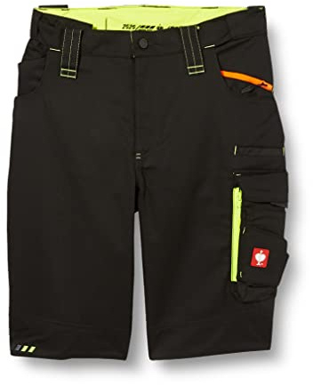 Engelbert Strauss 65513 kurz, schwarz / gelb, Größe 50