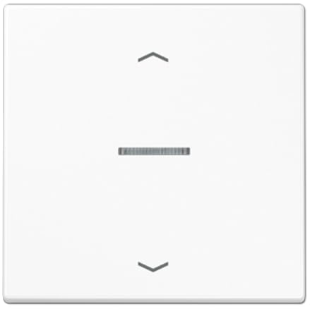 JUNG Wippe für Schaltfläche KO, Pfeile - Abdeckplatte für Jalousie alpinweiß