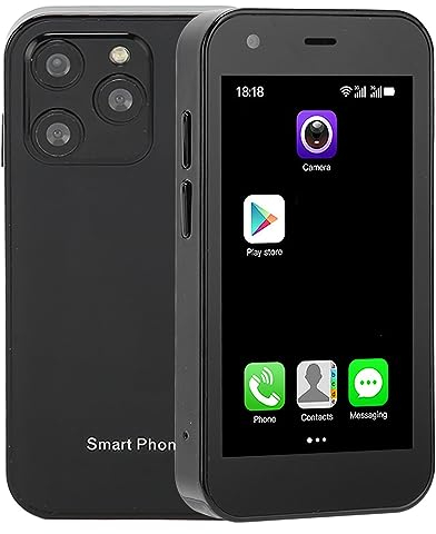 SOYES XS15 Mini Smartphone 3G, Display da 3,0 Pollici 2 GB 16 GB ROM, Telefono Cellulare Dual Sim, 1000 MAh, Cellulare Tascabile per Studenti da 0,3 MP + 2 MP (Nero)