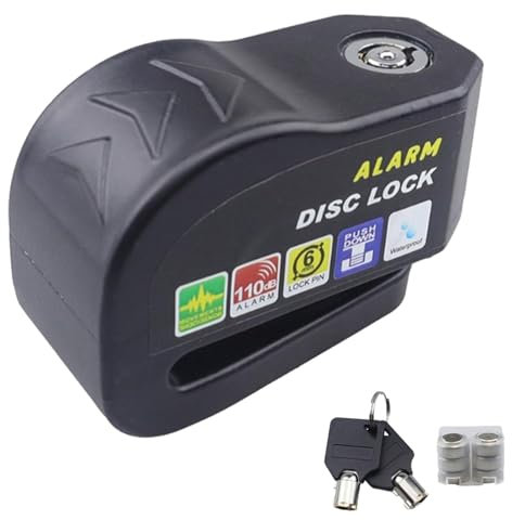 Candado antirrobo para Rueda de Moto, Disco de Alarma, candado de Freno de Disco eléctrico para Bicicleta