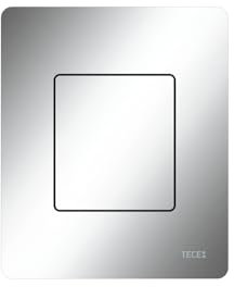TECE Solid 92424 Urinal Flush Plate with Cartridge for TECE Pressure Flush Housing U1 Gloss Chrome
