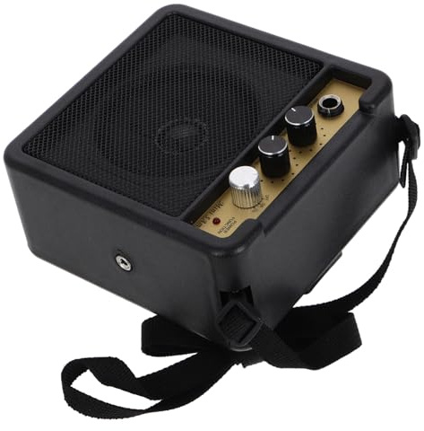 Amplificador Portátil Eléctrica de Guitarra de 5w Negro Mini