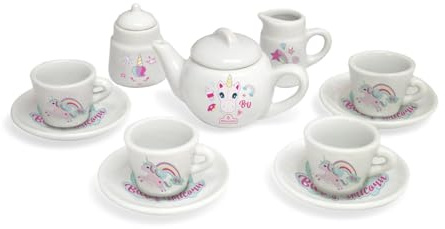 ODS 56291 PIC Nic Set med koppar Porslin, 13 Piece, Keramiska, Vit, S