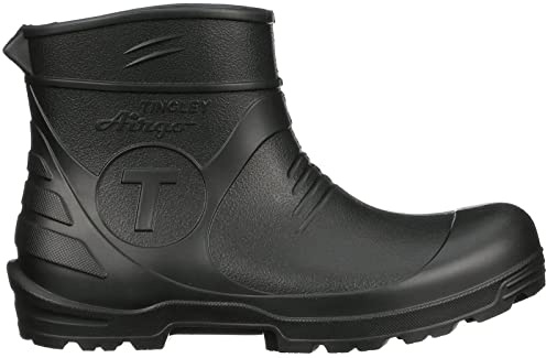 Tingley Airgo 21121 Ultra Lightweight EVA Low Cut Boot with Cleated Outsole, Mens 7 / Womens 9, Black