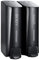 ILIKEPOW Distributeur Mural Distributeur de Désinfectant 350ml Distributeur de Savon Sanitaire ABS Distributeur de Liquide pour la Maison, l'hôtel (Noir 2pcs)