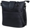 LEABAGS Leder Handtasche Damen I Premium Echtleder Umhängetasche I Damen Schultertasche I Damentasche I Tragetasche für Arbeit Uni Schule Freizeit I Größe L (31 x 29 x 13 cm) I Nappa Schwarz