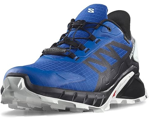 Salomon Supercross 4 GTX 471196, Mens Running Shoes, Blue, 44 2/3 EU