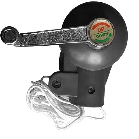 Oniissy Argano a mano Heavy Duty manuale manovella verricello patio ombrello accessori resistente sostituire supporto Deck manovella maniglia esterna con cavo