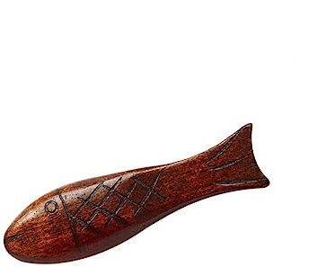IMIKEYA Porte-Baguettes en Bois Style Japonais 6 Pièces - Repose-Baguettes Poisson Créatif Fait Main pour Baguettes Cuillères Et Fourchettes - Accessoire Cuisine Élégant pour Table À Manger