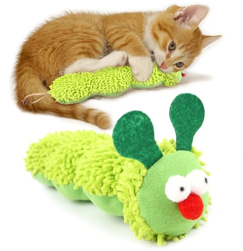 lomdung Gioco per Gatti con Catnip, Giocattoli di Erba Gatta Cuscini Erba Gatta, Giocattolo Interattivo per Gatti, Erbas Gattas Peluche Giocattoli, per Pulizia dei Denti, Coccolare e Giocare