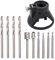 3MM Rotary Multi Tool Cutting Guide HSS Router Drill Bits Set Attachment Kit Accessory for Dremel