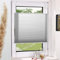 Plissee Klemmfix ohne Bohren Grau 50x110cm(BxH) Plissees lichtdurchlässig Blickdicht Jalousien ohne Bohren Fensterrollo Klemmrollos Sonnenschutz Sichtschutz Faltrollo Easyfix Rollos für Fenster