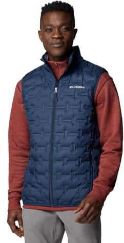Columbia Men's Delta Ridge II Down Vest, Collegiate Navy, Medium