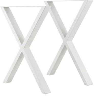M.Pascual - Patas para Mesa de Comedor | Blanco | 58x71cm | 2 Unidades | Resistentes y Modernas