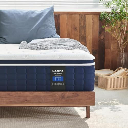 Twin Mattress 12 inch, Multi Layer Comfort Foam and Coil for Back Support