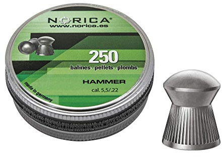 NORICA Hammer Air Gun Pellets .22 Qty 250 L392