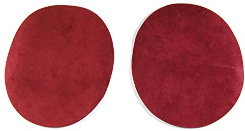 celloexpress Wine Faux Suede Elbow Patches Iron-On (5 Pairs)