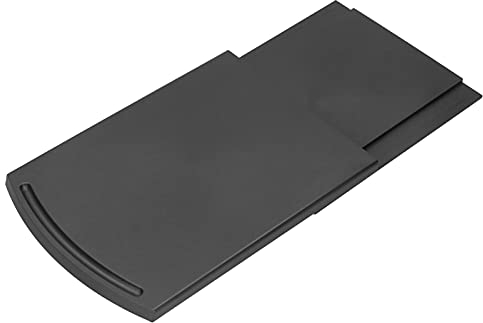 Tapis de Plateau Coulissant pour Machine à café, Support Mobile pour Appareil de Cuisine, Accessoire de Machine à café, Passe au Lave-vaisselle, Plateau de Retour en Noir